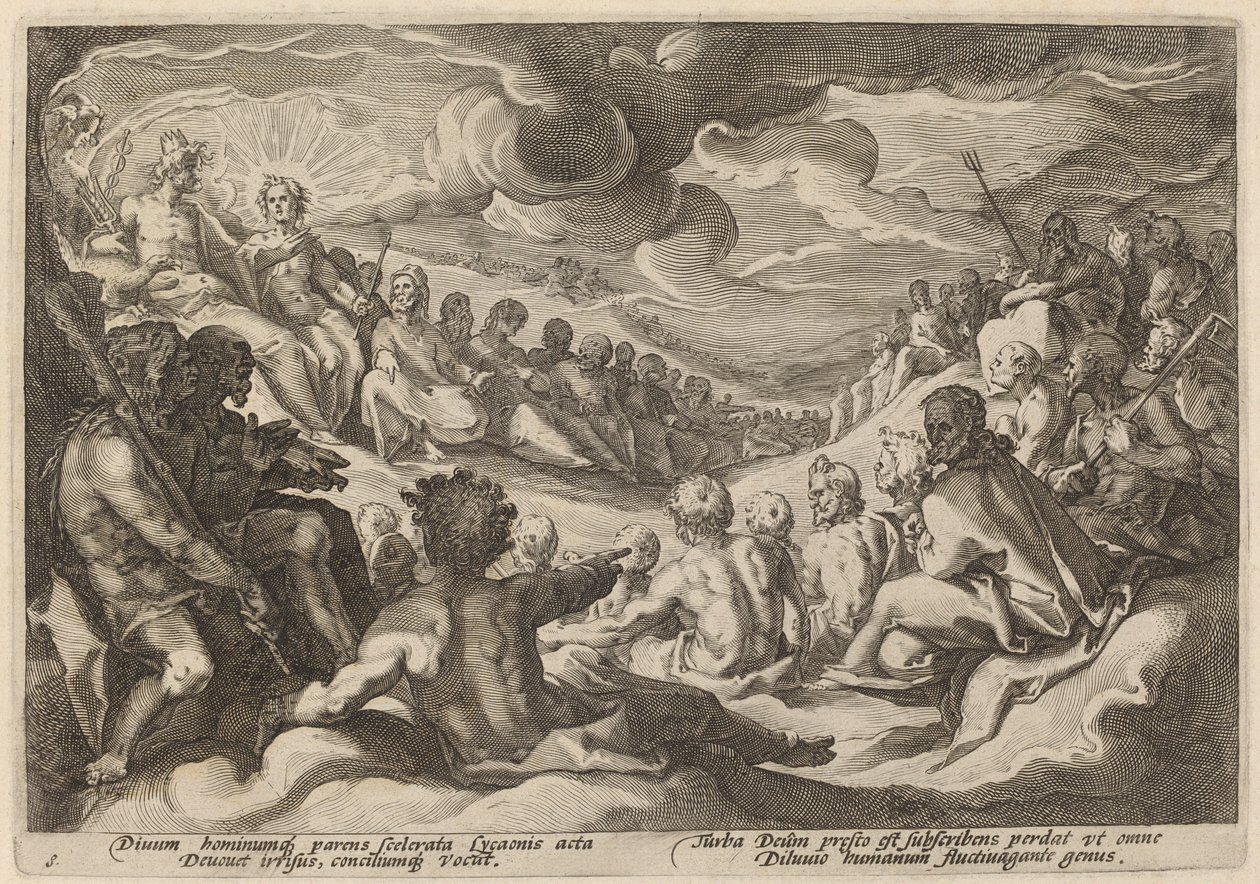 Giove consulta gli dei sulla distruzione dell