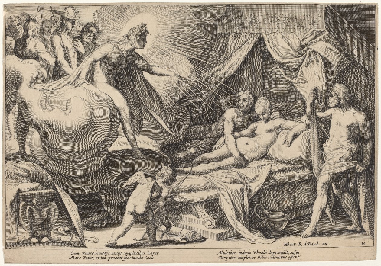 Marte e Venere Sorpresi da Workshop of Hendrick Goltzius, after Hendrick Goltzius