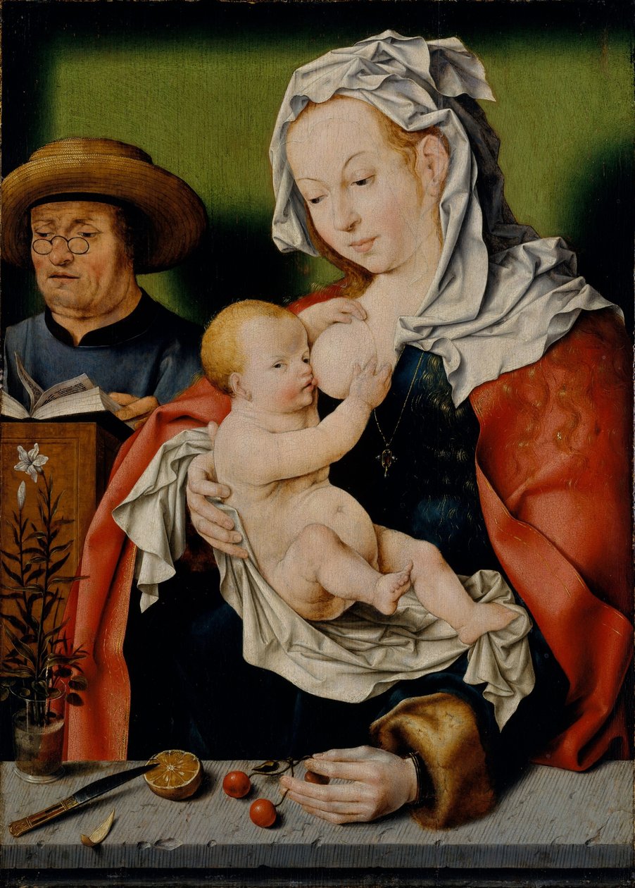 La Sacra Famiglia da Workshop of Joos van Cleve