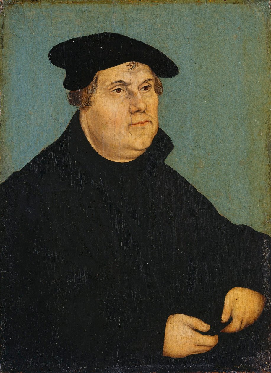 Tedesco: Bildnis Martin Luthers Ritratto di Martin Lutero da workshop of Lucas Cranach the Elder