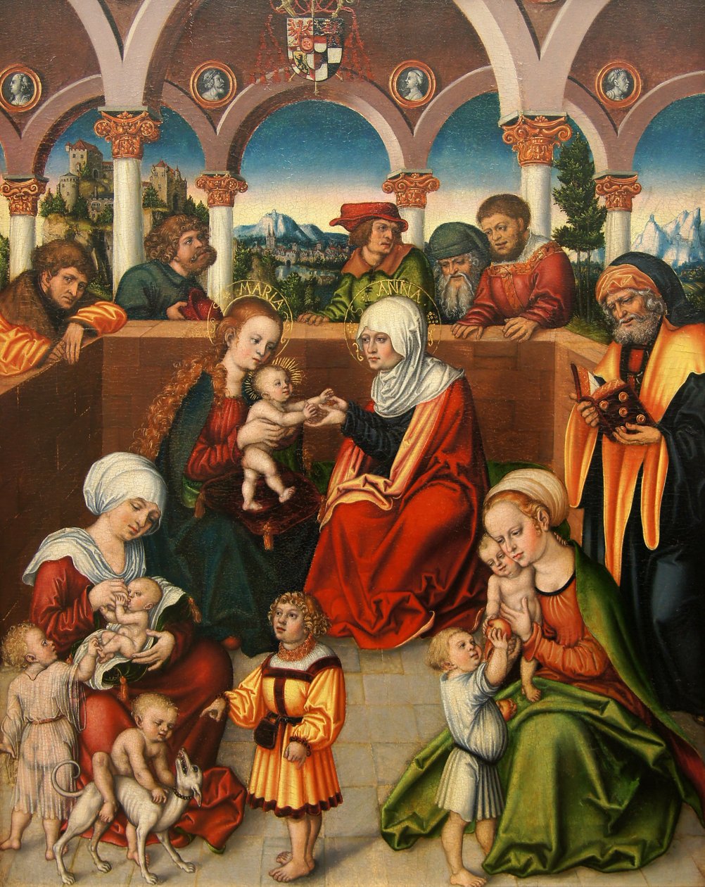 Tedesco: Heilige Sippe La santa parentela da workshop of Lucas Cranach the Elder