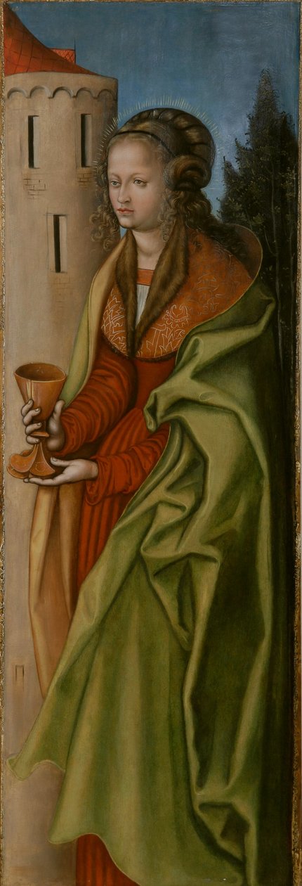 Tedesco: Hl. Barbara St Barbara da workshop of Lucas Cranach the Elder
