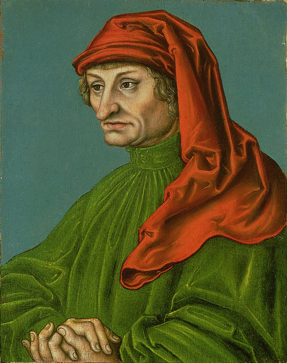 Ritratto di Rudolph Agricola da workshop of Lucas Cranach the Elder