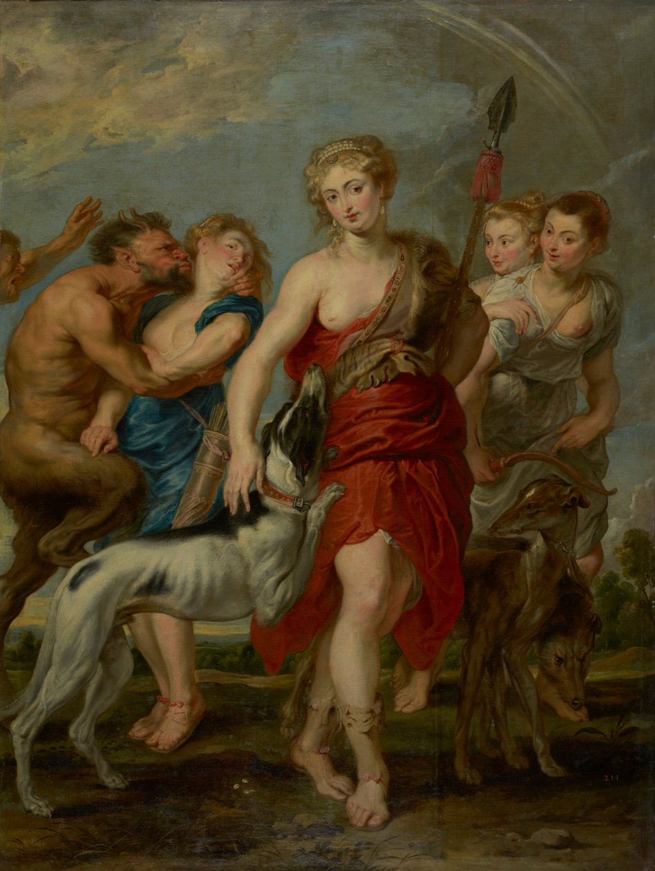 Diana e le sue ninfe a caccia da Workshop of Peter Paul Rubens