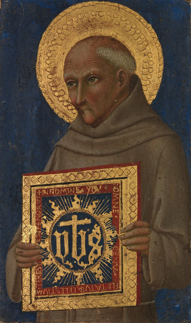 San Bernardino, ca. 1460-70 da Workshop of Sano di Pietro