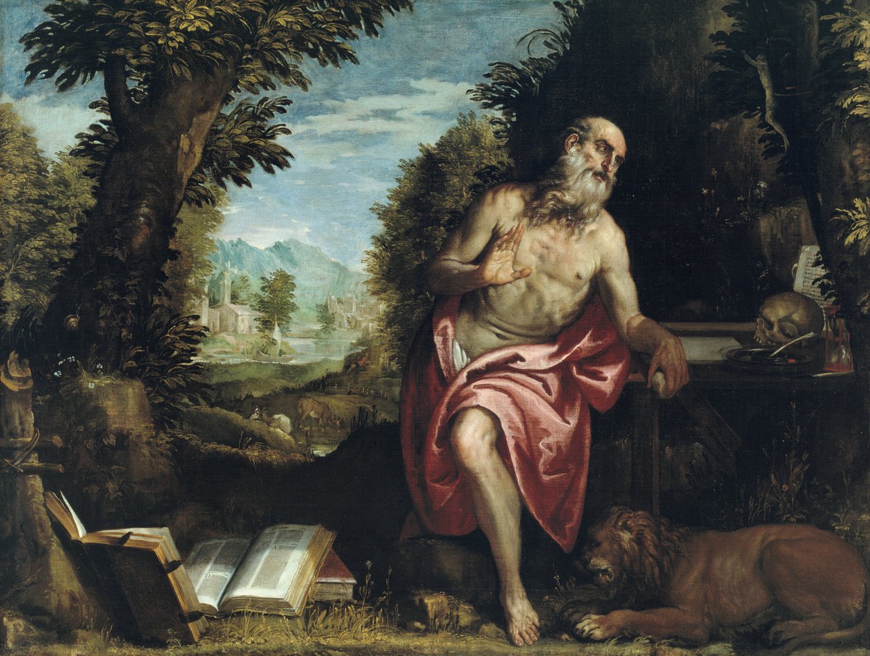San Girolamo nel Deserto da Workshop of Veronese