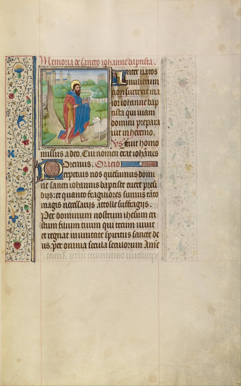San Giovanni Battista da Workshop of Willem Vrelant