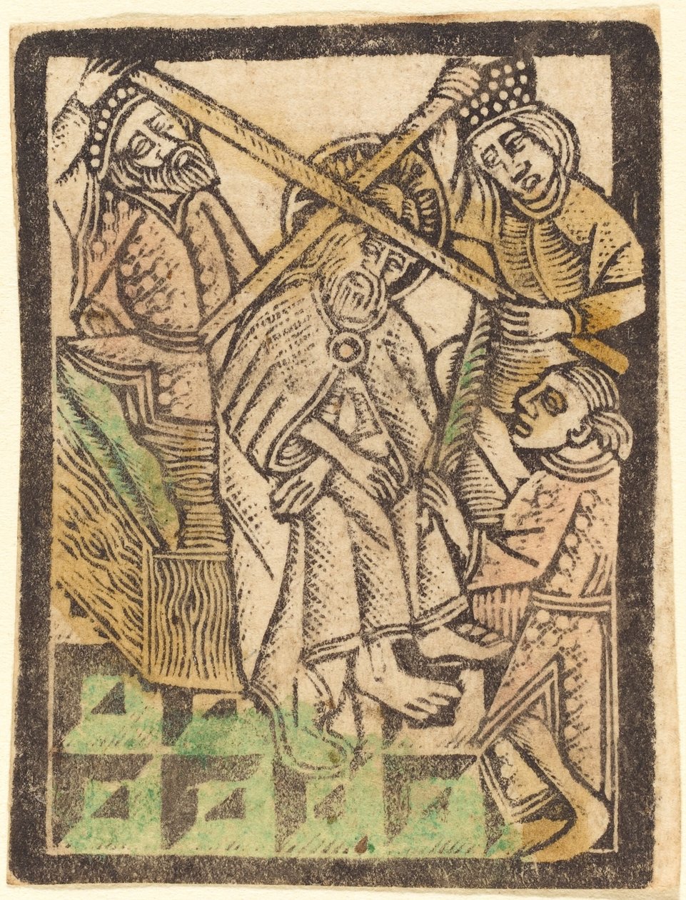 Cristo incoronato di spine, 1470-1480 da Workshop of the Master of the