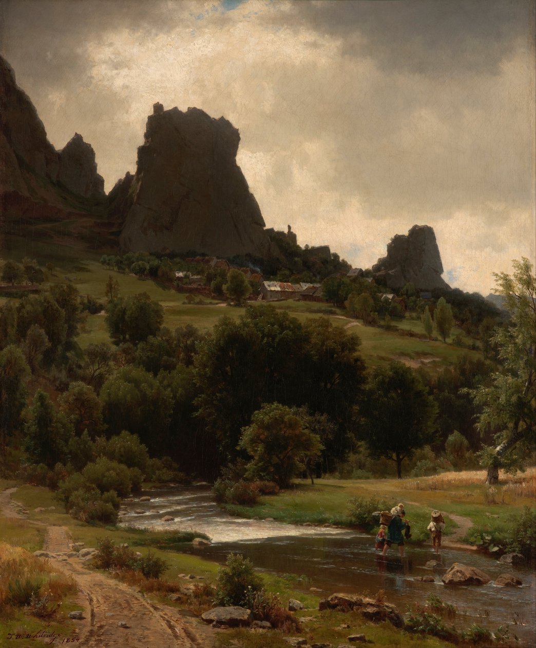 Pastorale estiva (Vista di Kallenfels) da Worthington Whittredge