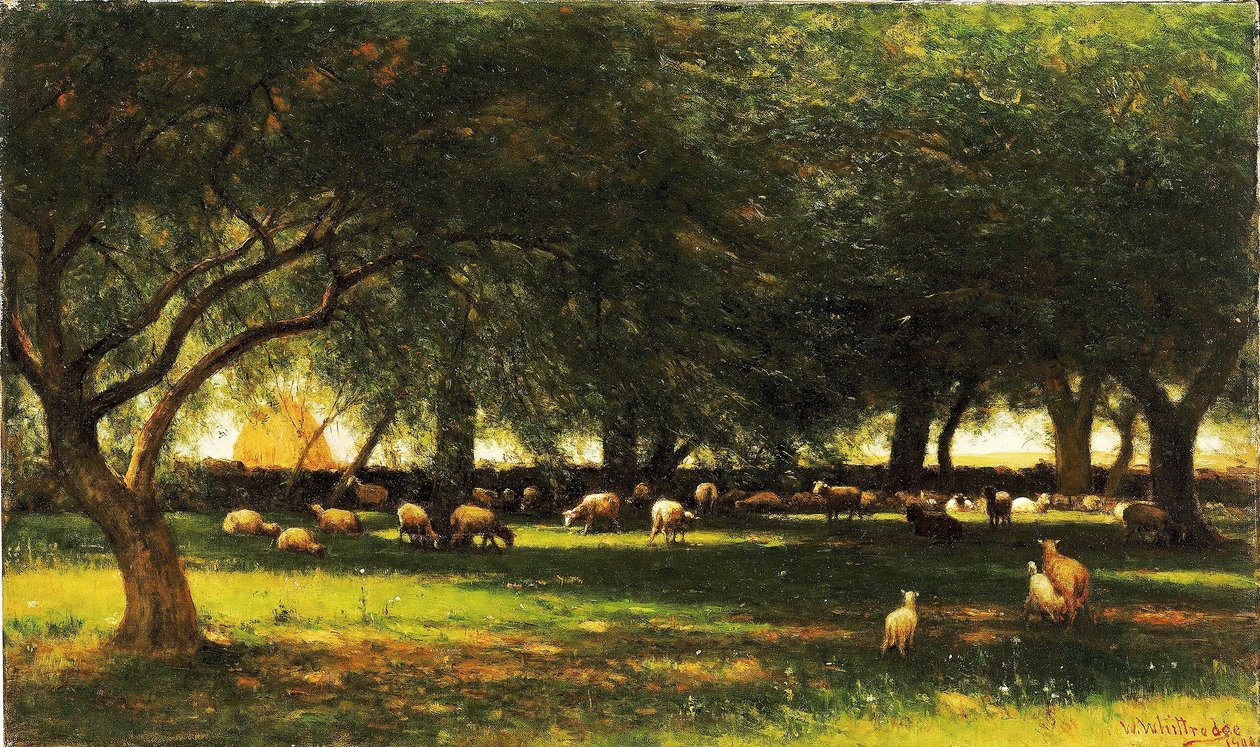 Mezzogiorno nel frutteto da Worthington Whittredge