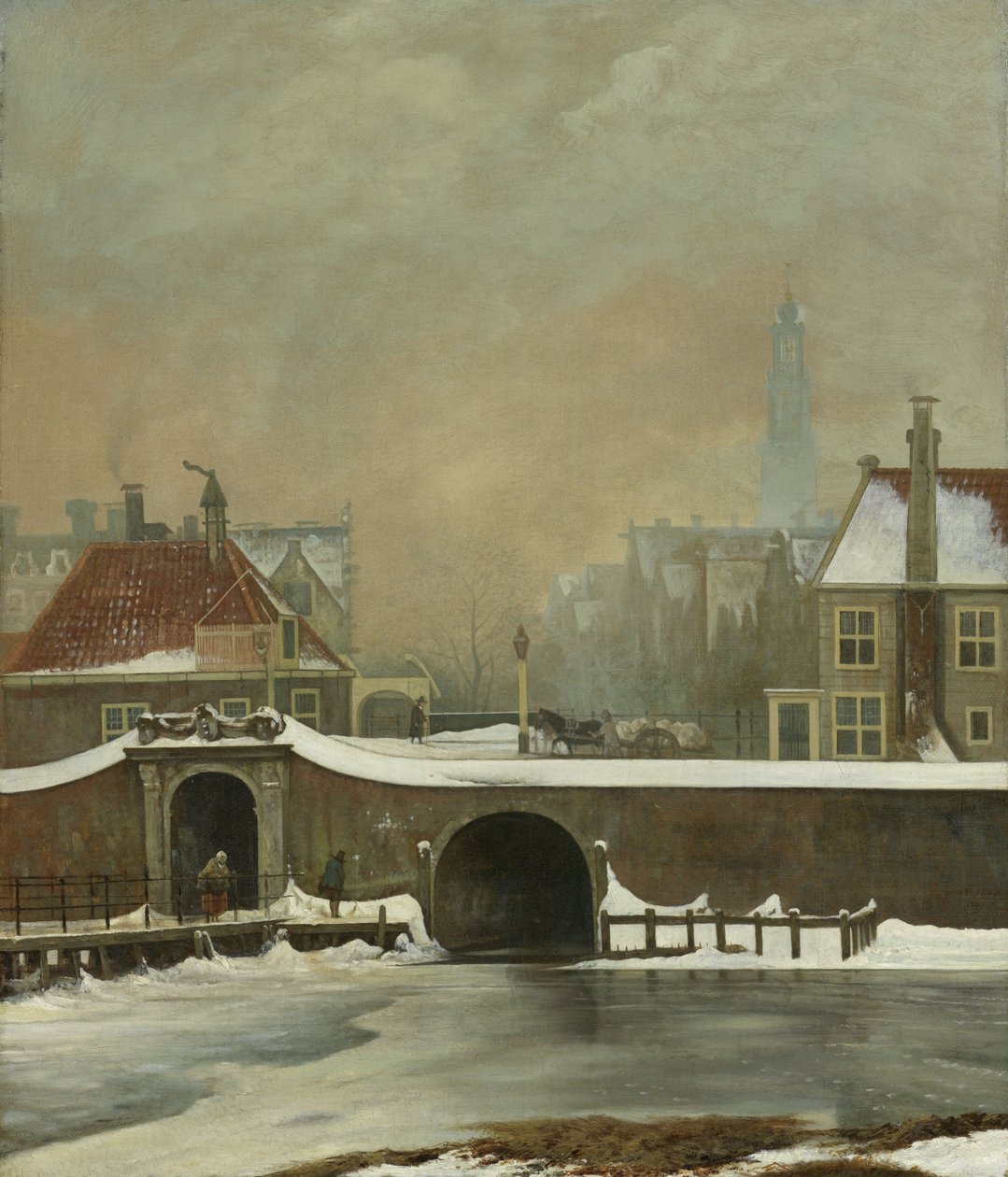 La Raampoortje ad Amsterdam, 1809 da Wouter Johannes van Troostwijk