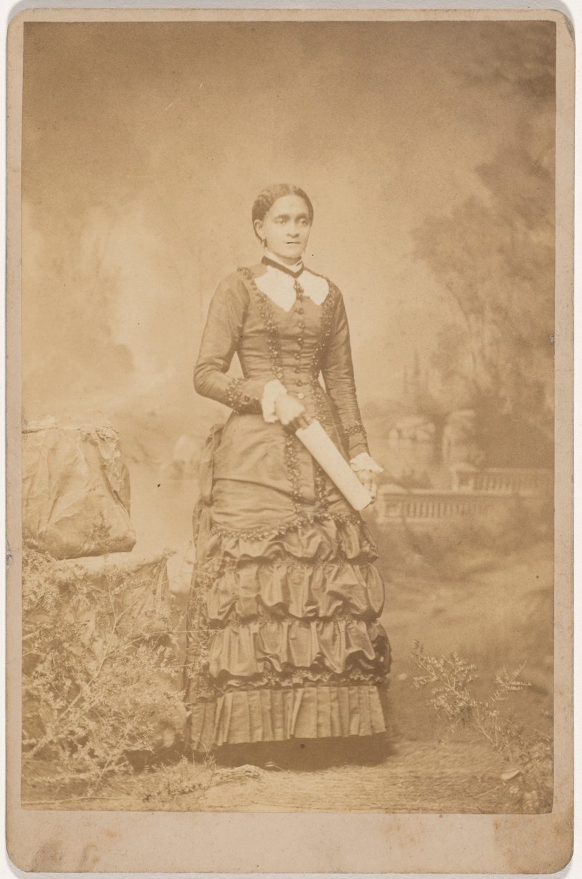 Ritratto di donna, c. 1900 (foto) da Wright & Cornwell