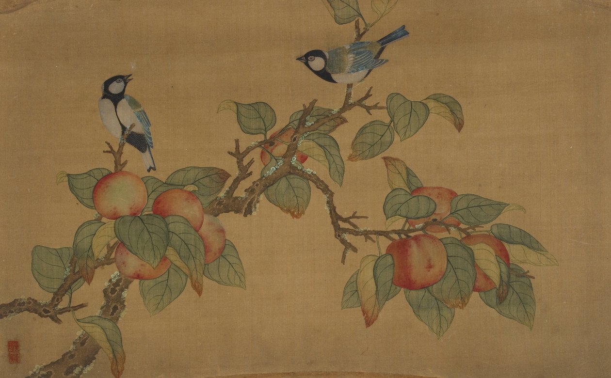 Uccelli e frutta da Wu Zhang