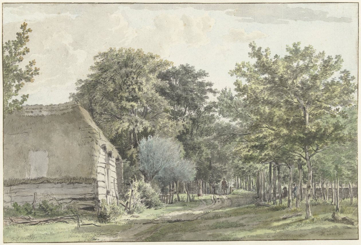 Sentiero attraverso il villaggio di Manen a Ede da Wybrand Hendriks