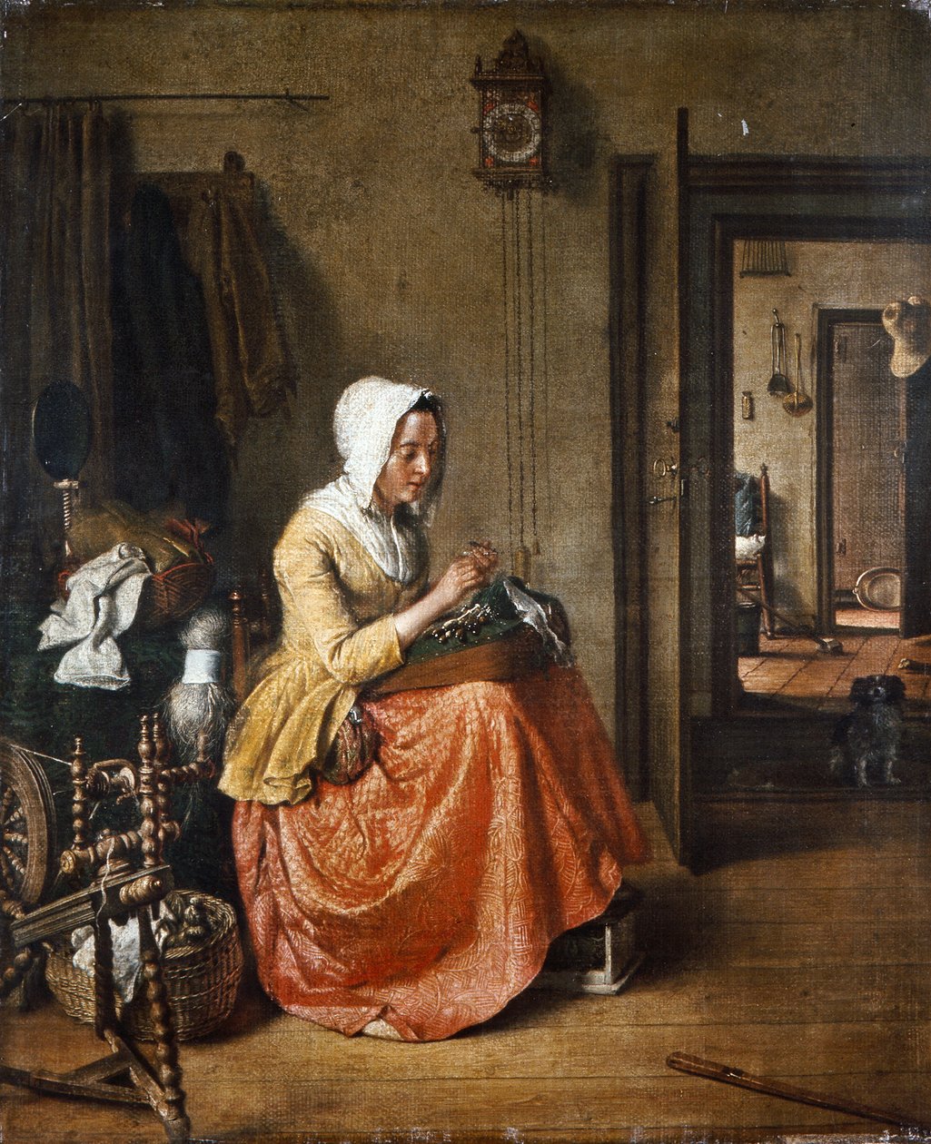 La merlettaia da Wybrand Hendriks