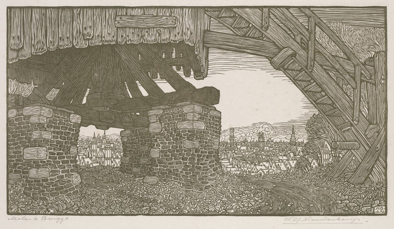 Mulino a Bruges da Wynand Otto Jan Nieuwenkamp