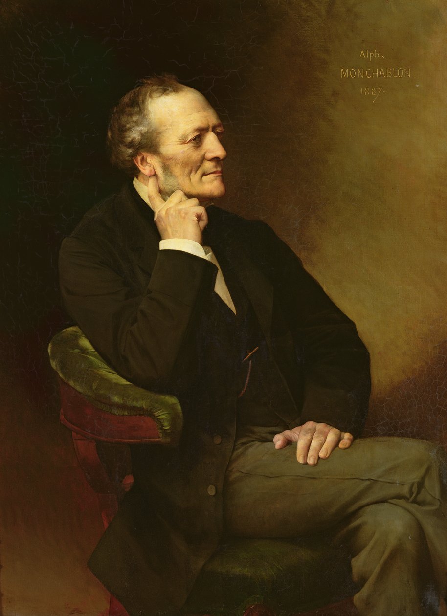 Louis Joseph Buffet (1818-98) 1887 da Xavier Alphonse Monchablon