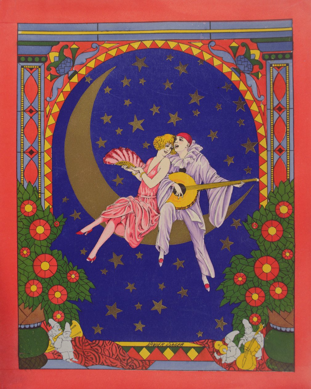 Pierrot e Colombina da Xavier Sager