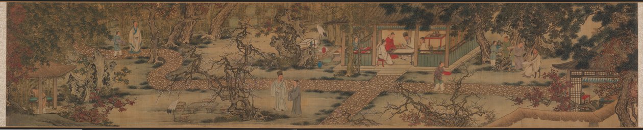 I Nove Anziani della Montagna della Fragranza, 1426-1452 da Xie Huan