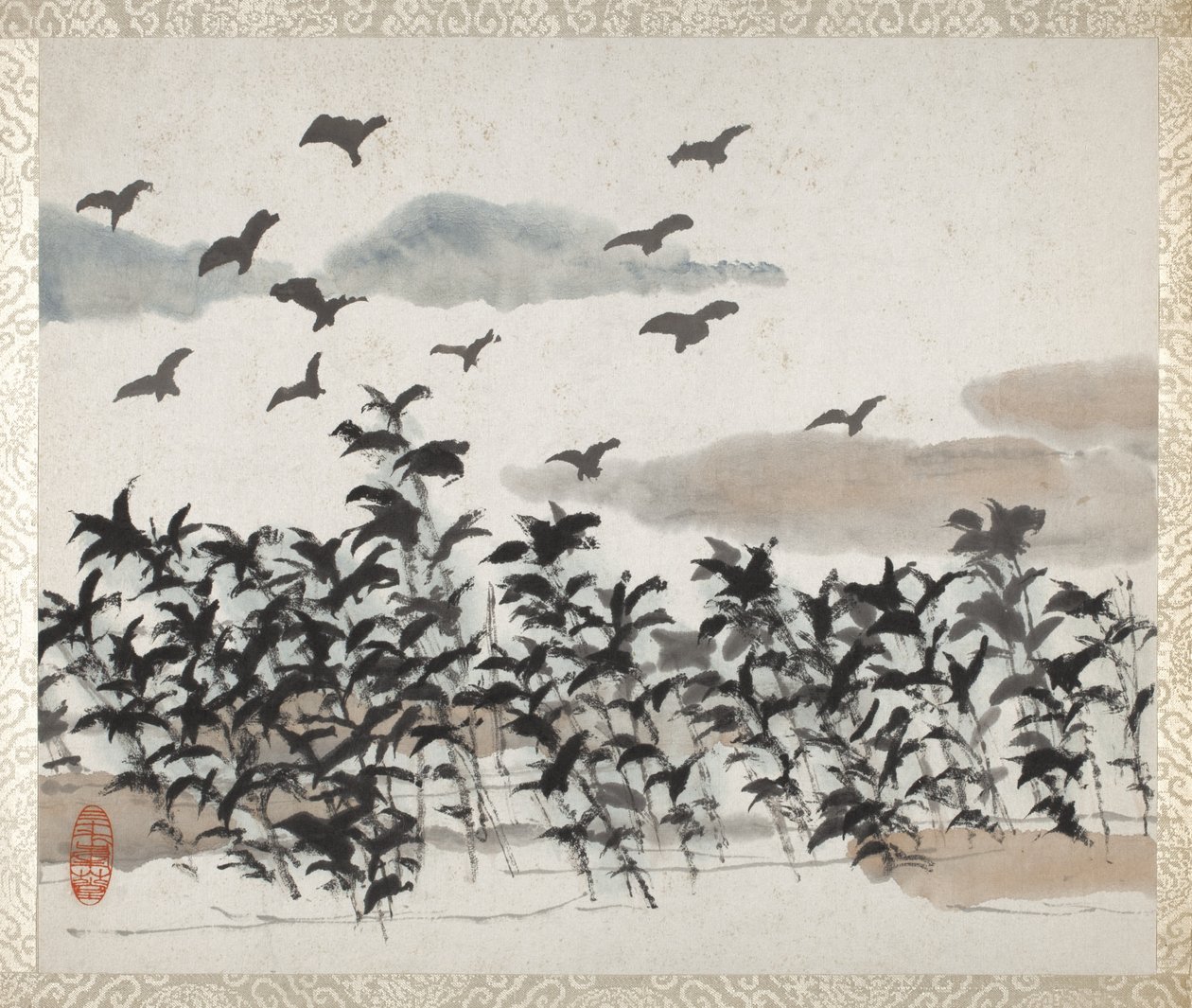 Album di paesaggi e calligrafia per Liu Songfu da Xugu