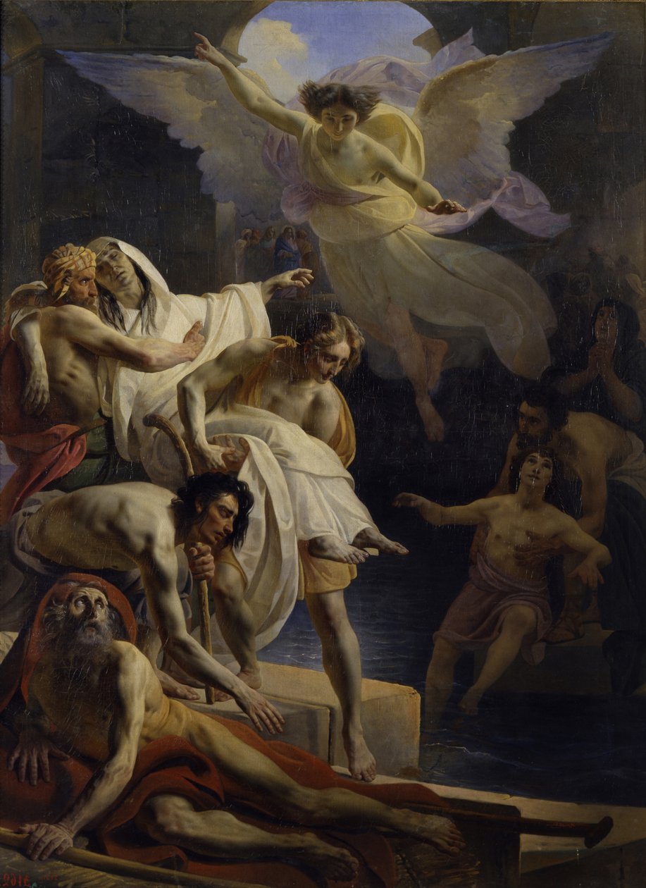 La guarigione alla piscina di Siloe da Yakov Fyodorovich Kapkov