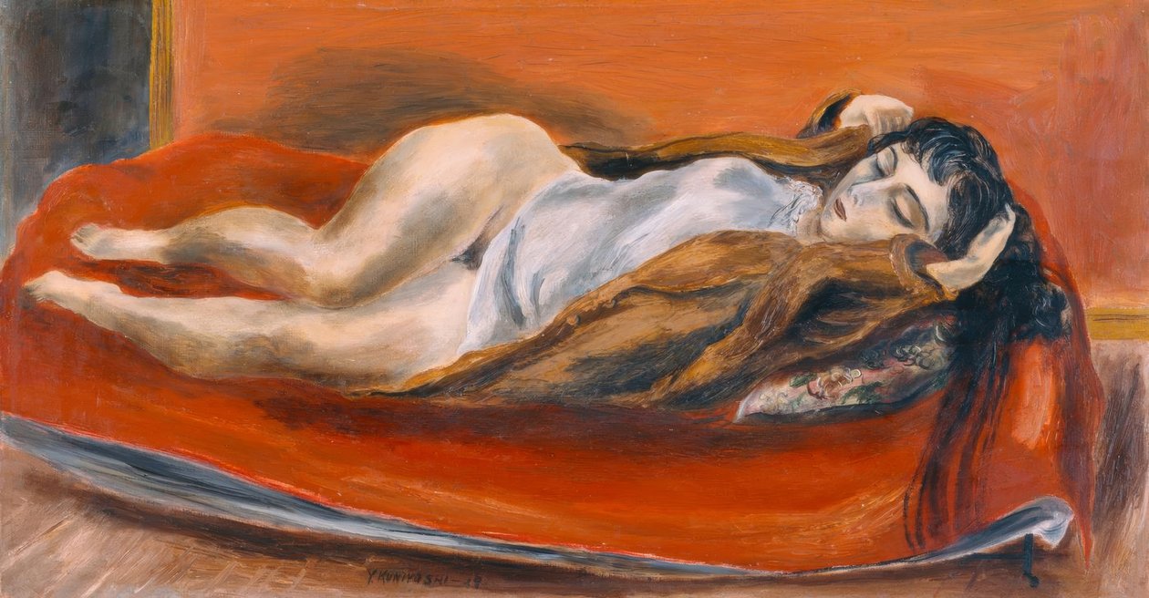 Donna reclinata da Yasuo Kuniyoshi