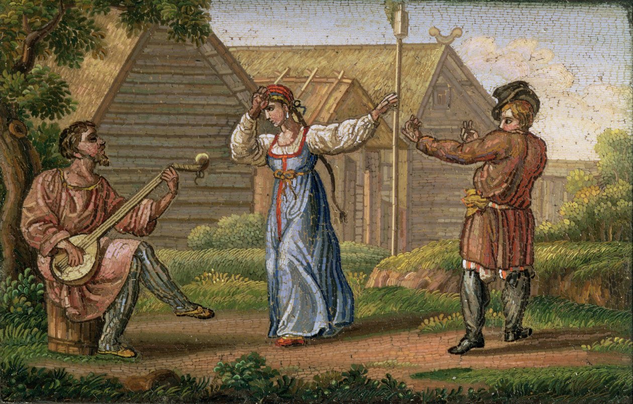 Danza russa, di Yegor Yakovlevich Vekler, c.1830 da Yegor Yakovlevich Vekler