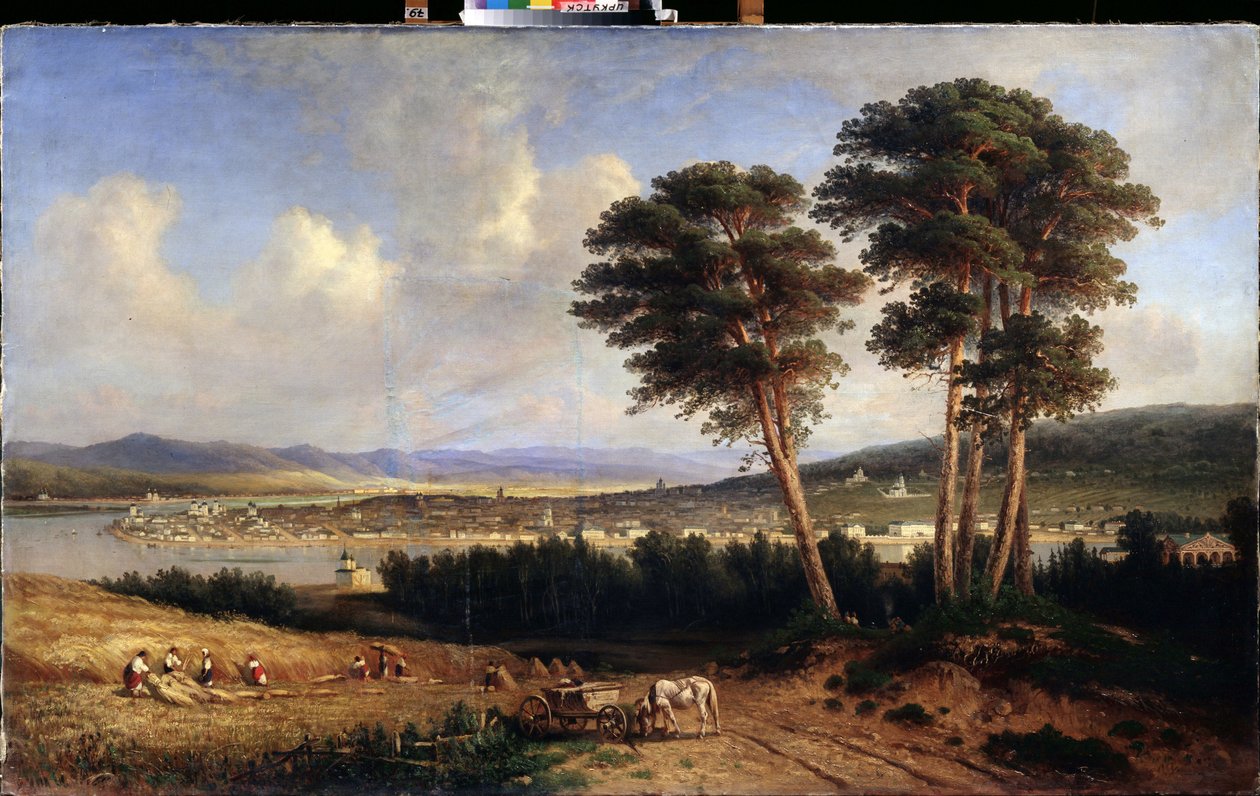 Veduta di Irkutsk da Yegor Yegorovich Meier