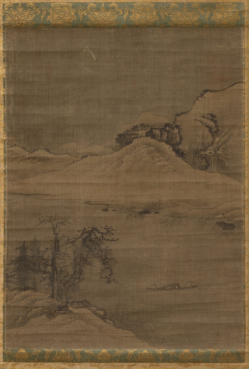 Paesaggio con pescatori da Yi Bul hae