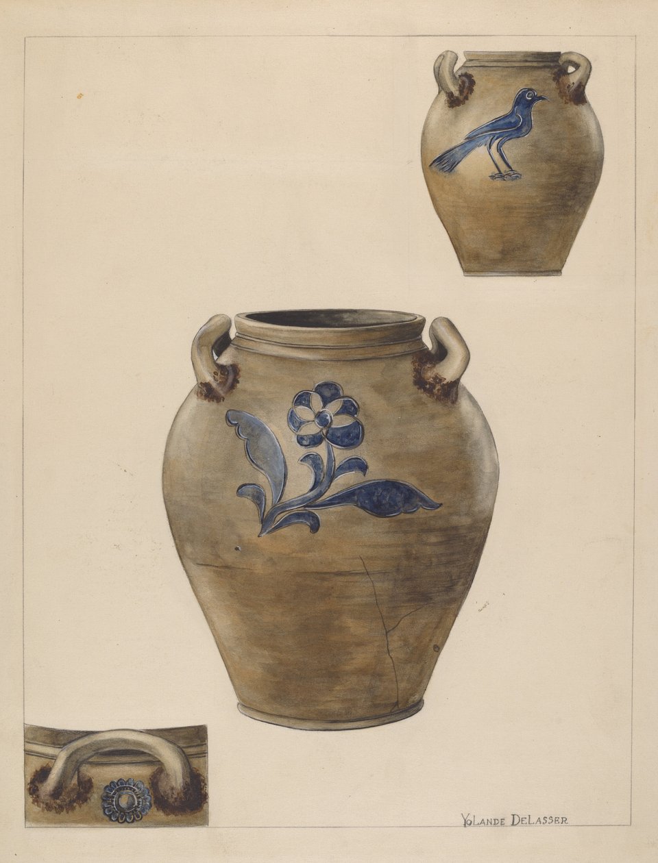 Vaso, c. 1936 da Yolande Delasser