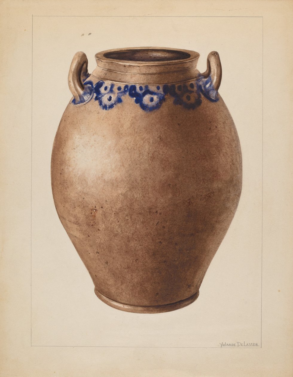 Vaso, c. 1937 da Yolande Delasser