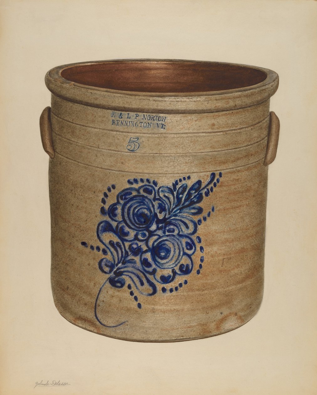 Vaso da Yolande Delasser