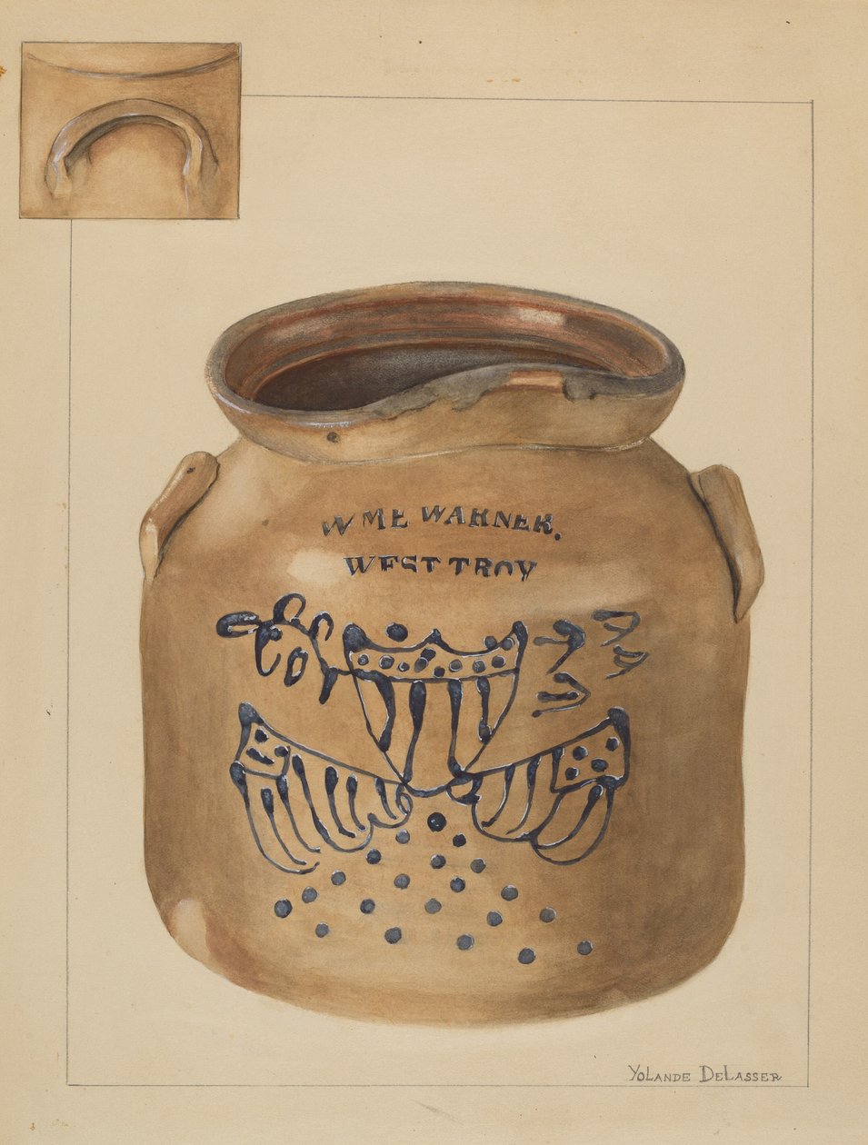Vaso, c. 1936 da Yolande Delasser