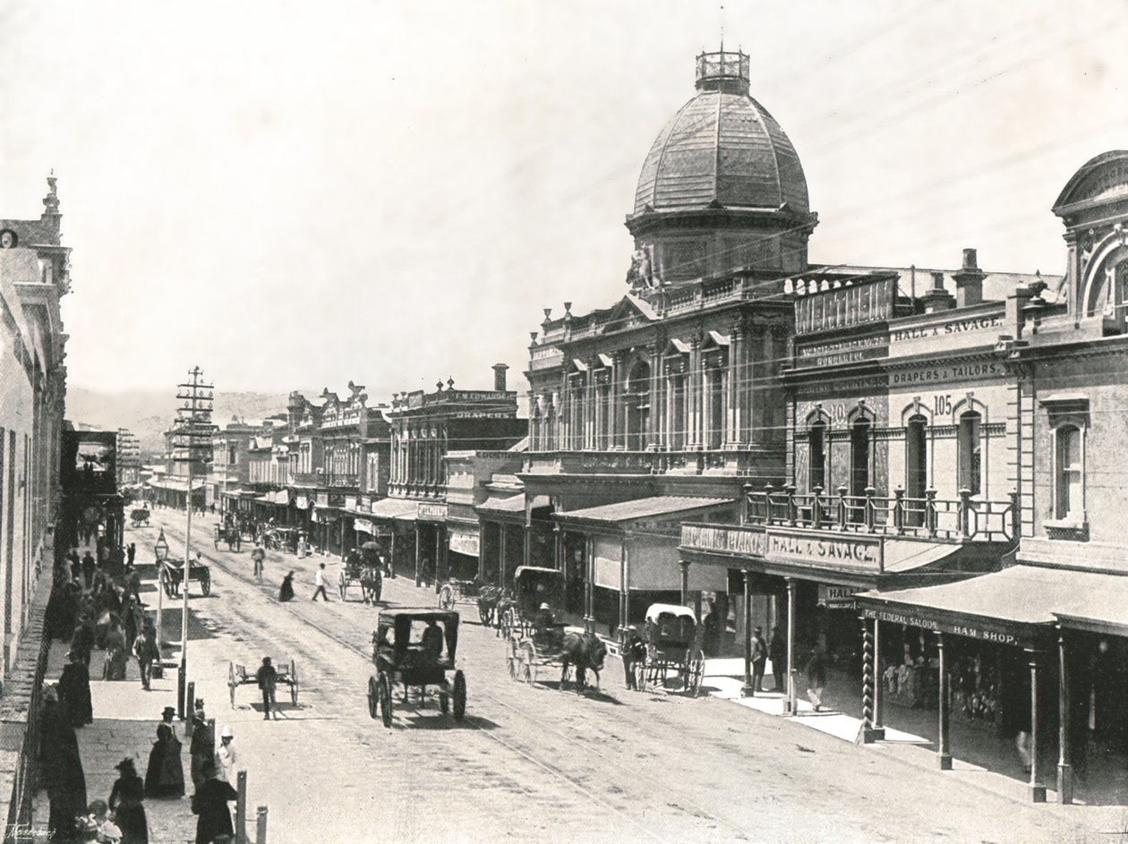 Rundle Street, Adelaide, Australia, 1895 da York and Son
