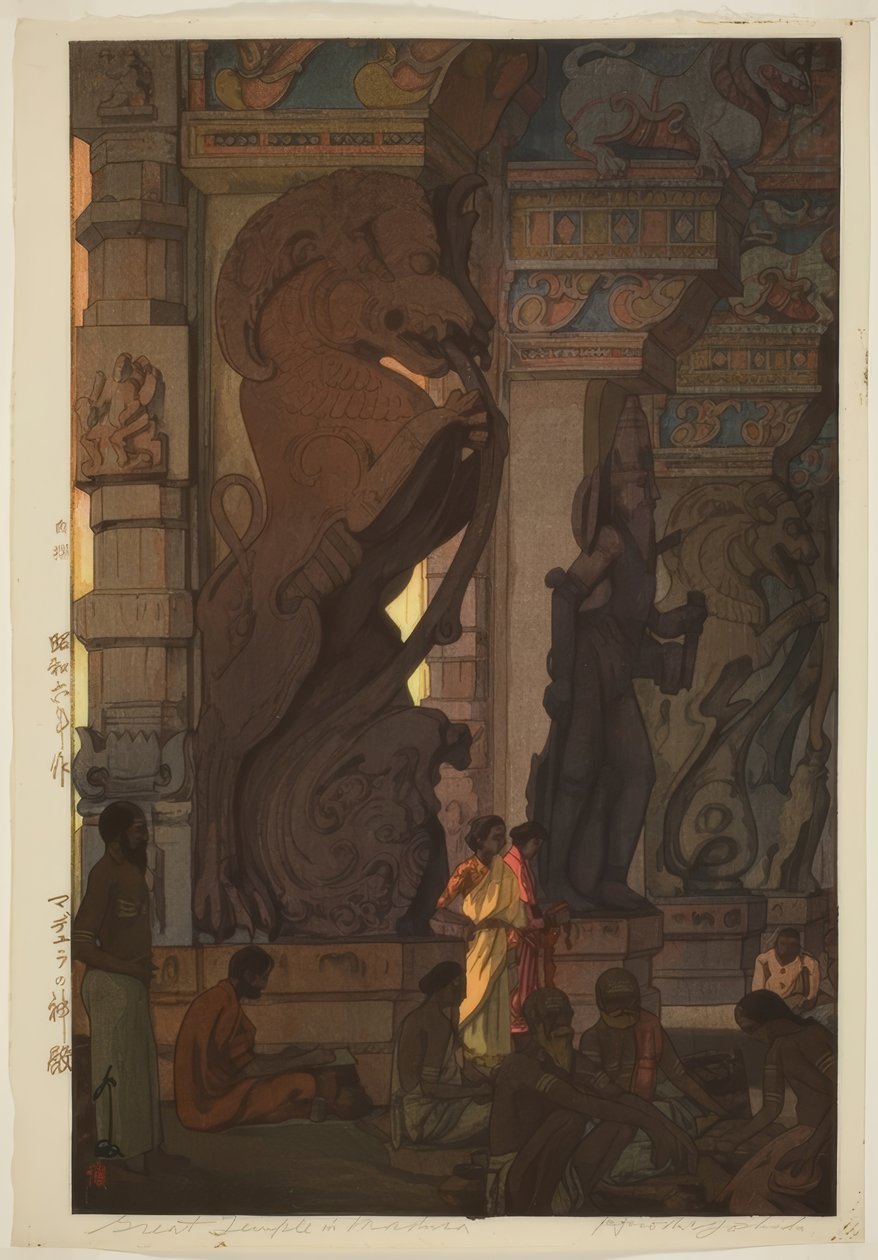 Grande Tempio a Madura da Yoshida Hiroshi