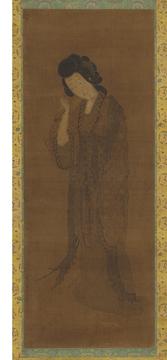 Figura in piedi di una donna, tarda dinastia Ming o inizio dinastia Qing da Yuan Qian