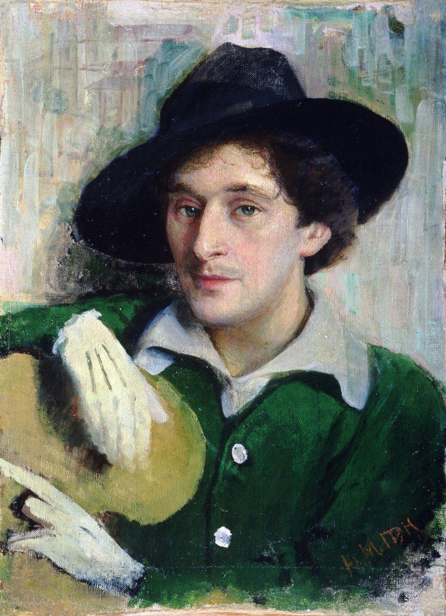 Ritratto di Marc Chagall, c.1910 da Yuri Moiseyevich Pen