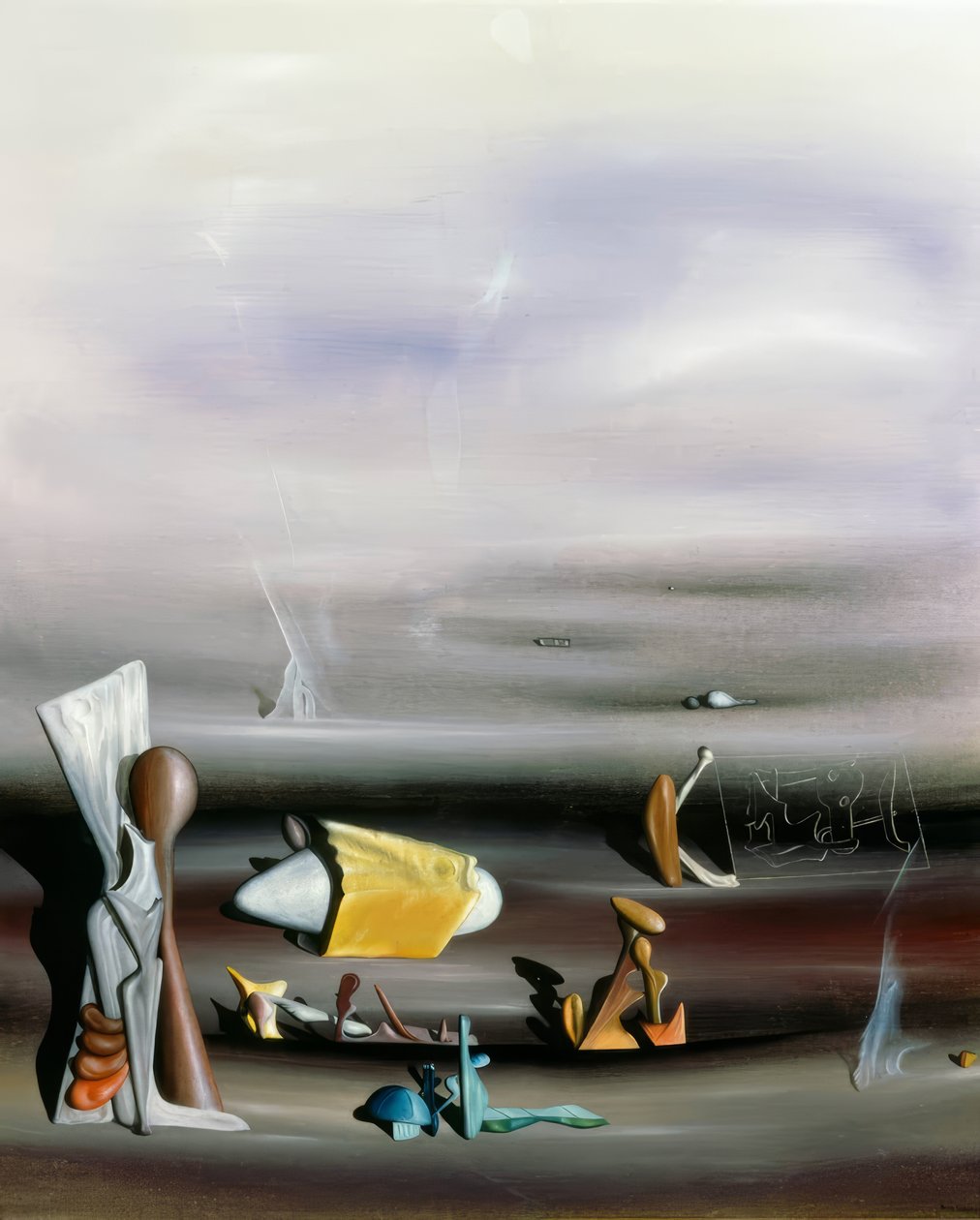 Costruire e distruggere da Yves Tanguy