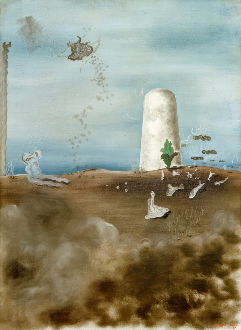 Il morto che osserva la sua famiglia da Yves Tanguy