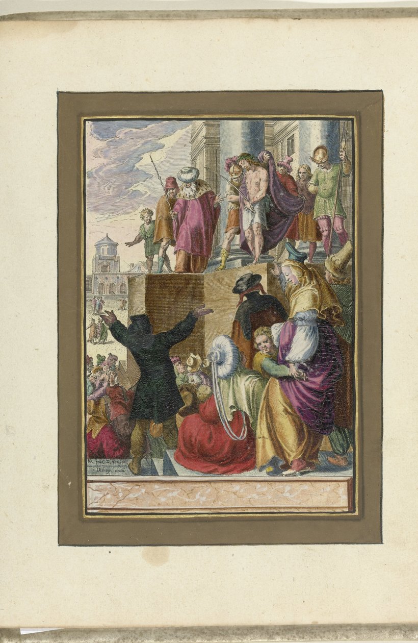 Cristo mostrato al popolo (Ecce homo) da Zacharias Dolendo