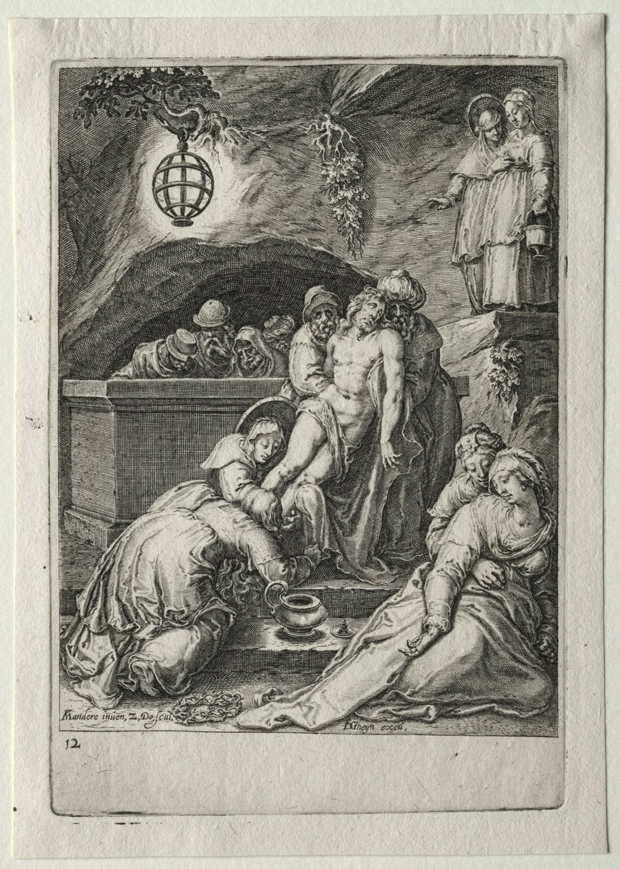 Set della Passione:  Sepoltura di Cristo da Zacharias Dolendo