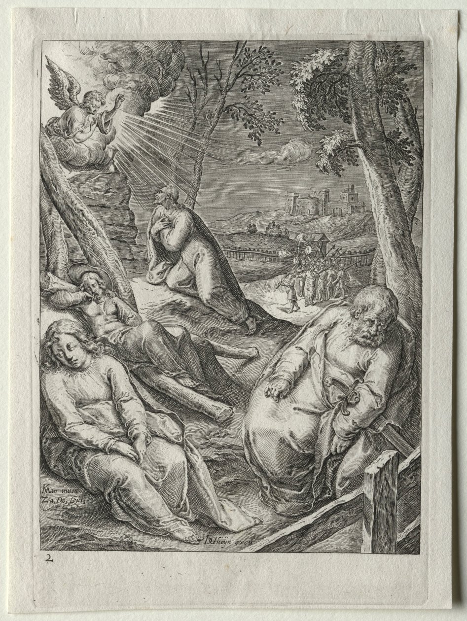 Set della Passione:  Cristo sul Monte degli Ulivi da Zacharias Dolendo