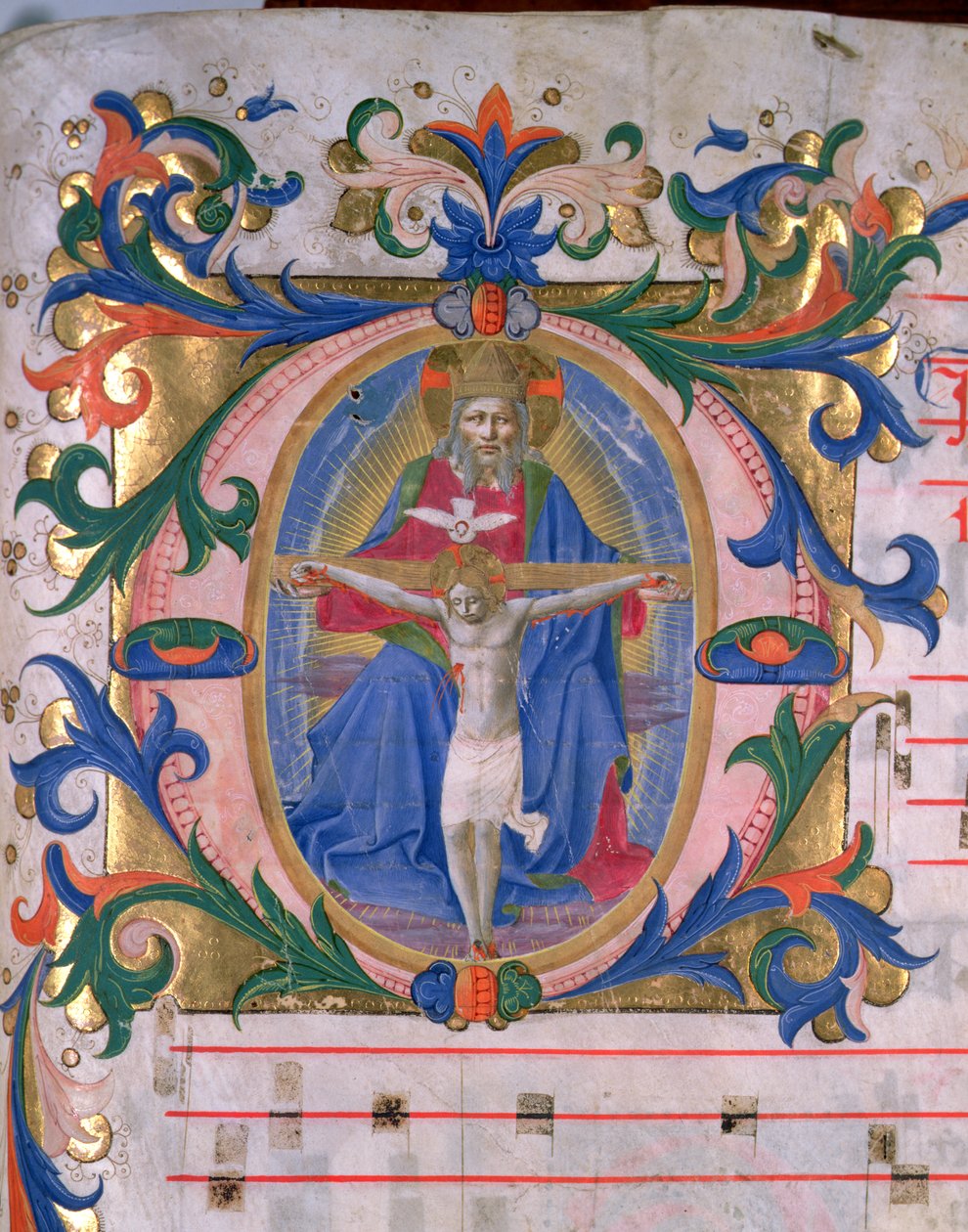 Ms 523 f.166r Iniziale istoriata 