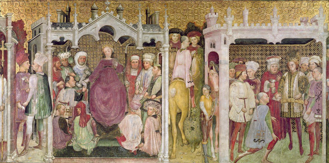 Regina Teodolinda in trono da Zavattari Family