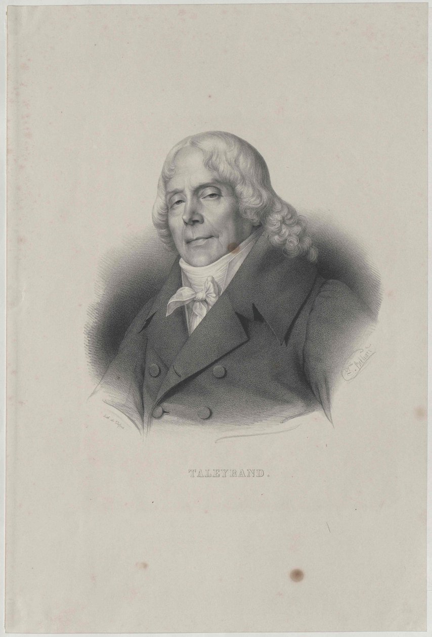 Charles Maurice duca di Talleyrand-Perigord da Zephirin Felix Jean Marius Belliard