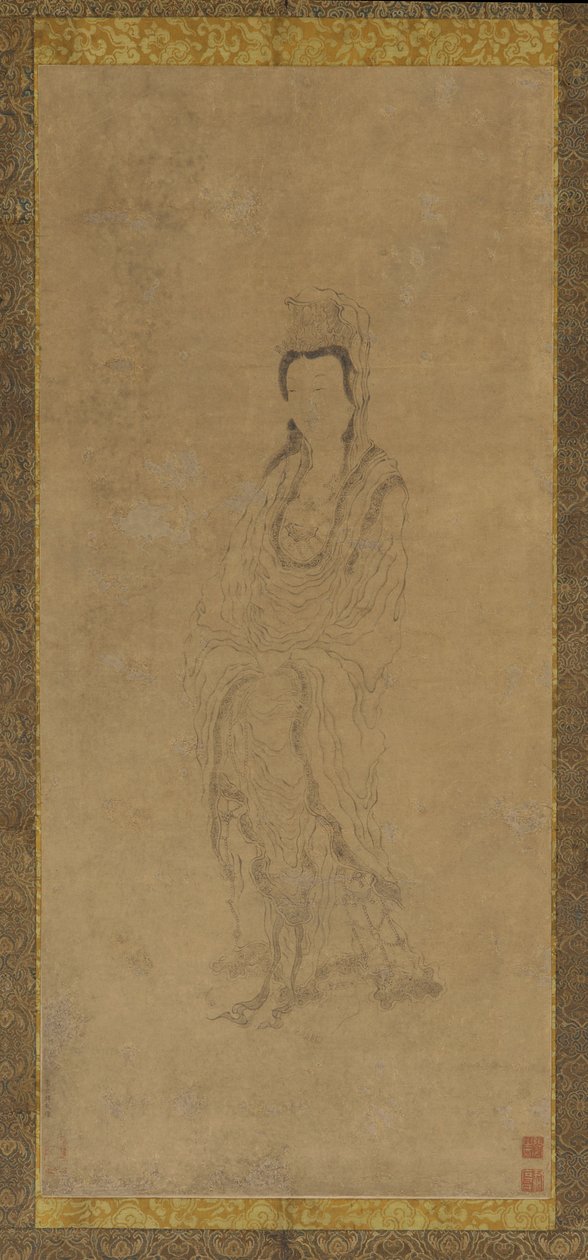 Guanyin in piedi da Zhang Hong