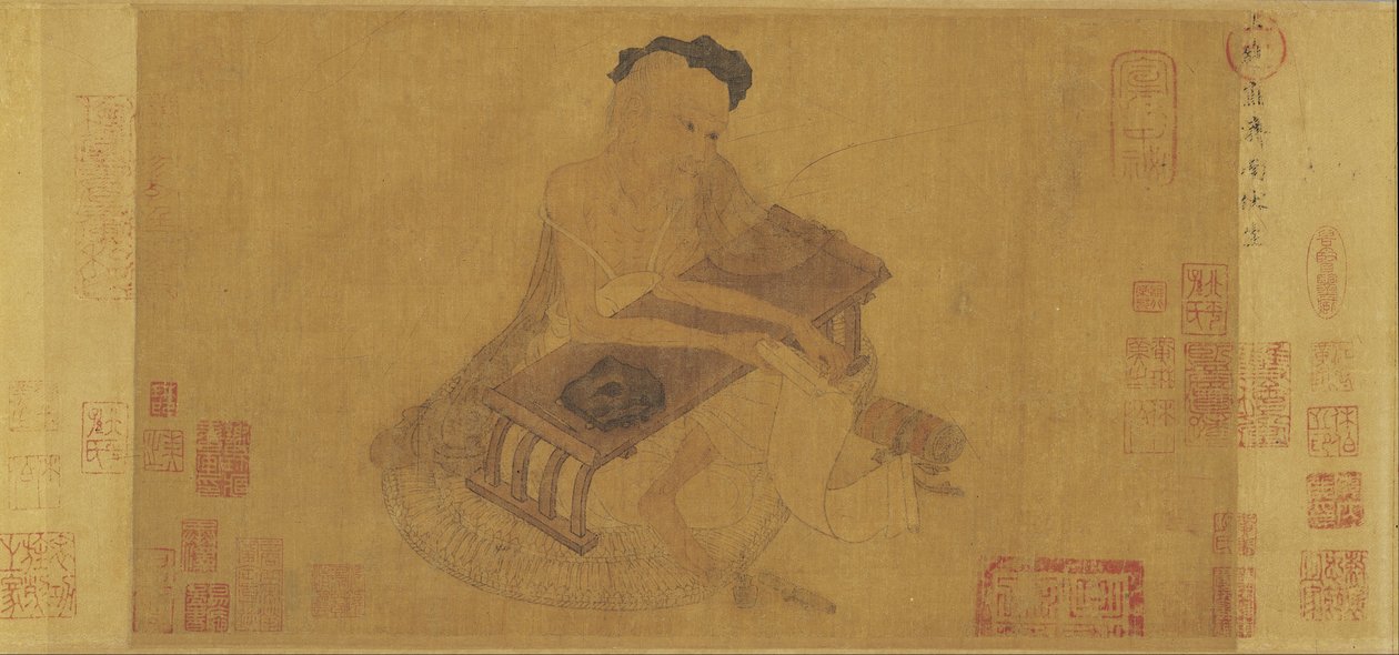 Fu Sheng che espone il classico da Zhang Sengyao