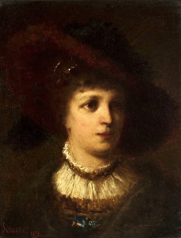 Ritratto di una donna da Zygmunt Sidorowicz