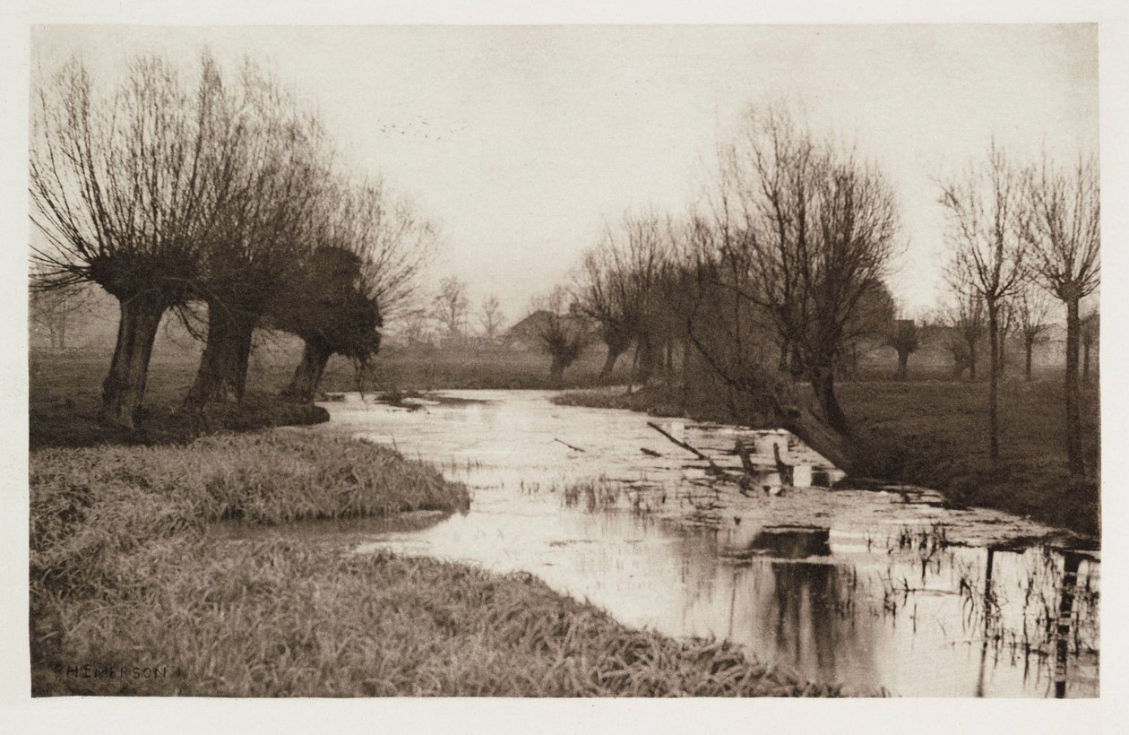 Un canale secondario sul Lea da Frederick (attr. to) Barnard