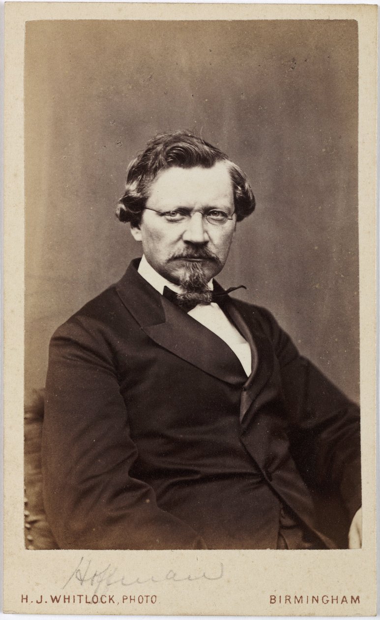 August Wilhelm von Hofmann, chimico organico tedesco, metà-fine XIX secolo da Frederick (attr. to) Barnard